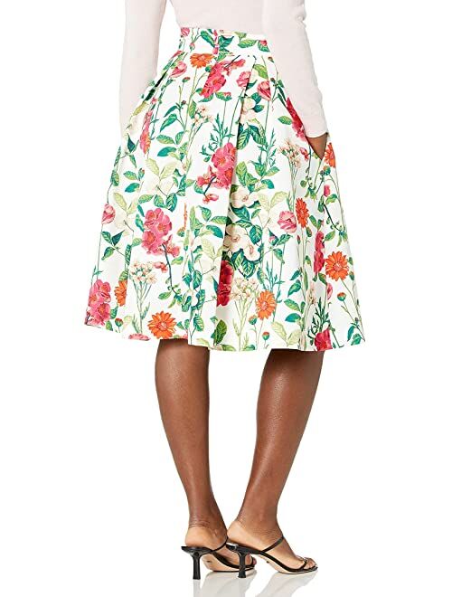 Eliza J Floral Midi Skirt