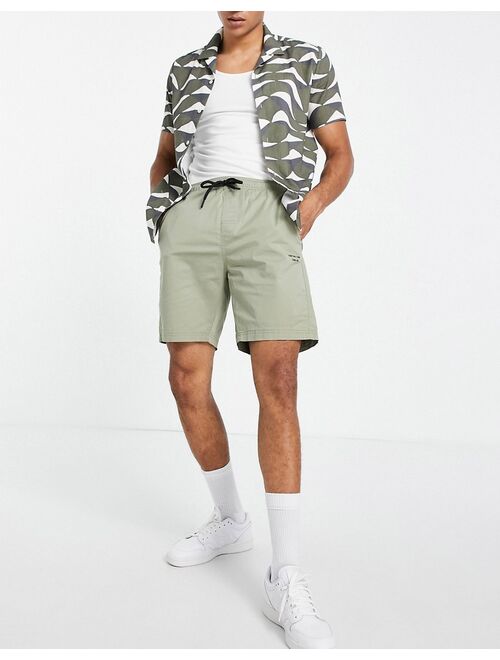 Bershka shorts in khaki