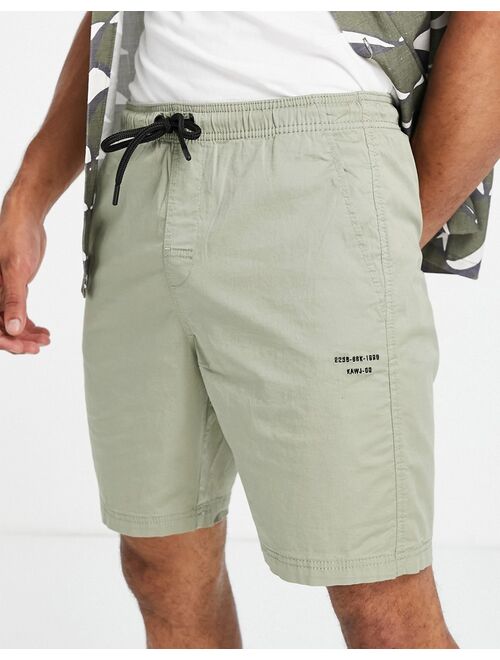 Bershka shorts in khaki