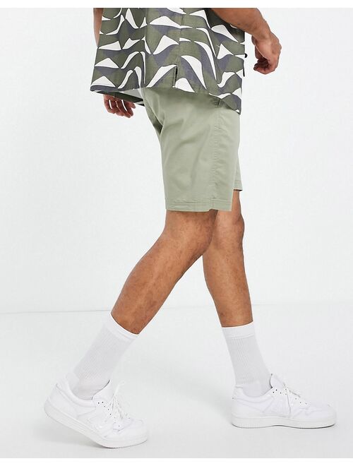 Bershka shorts in khaki