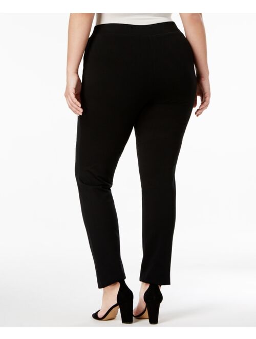 Buy INC International Concepts Plus Size Skinny Pull-On Ponte Pants ...