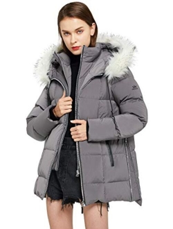 Women's Thickened Winter Bubble Down Coat Inner Vest Hooded Puffer Jacket