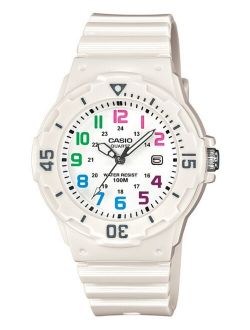 Women's White Resin Strap Watch 34mm