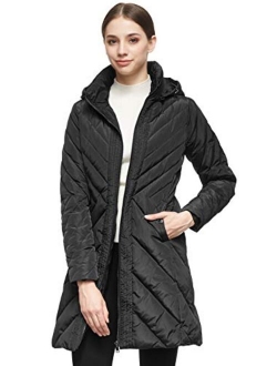 Women's Down Jacket Winter Removable Hooded Coat