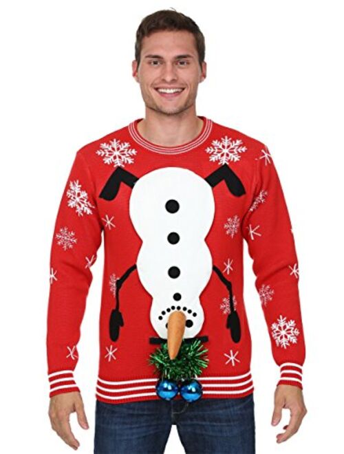 Snowman Balls Ugly Christmas Sweater