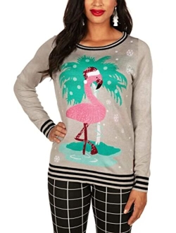 Ugly Christmas Sweaters for Women Tacky Happy Holidays Women's Sweater with Tassels