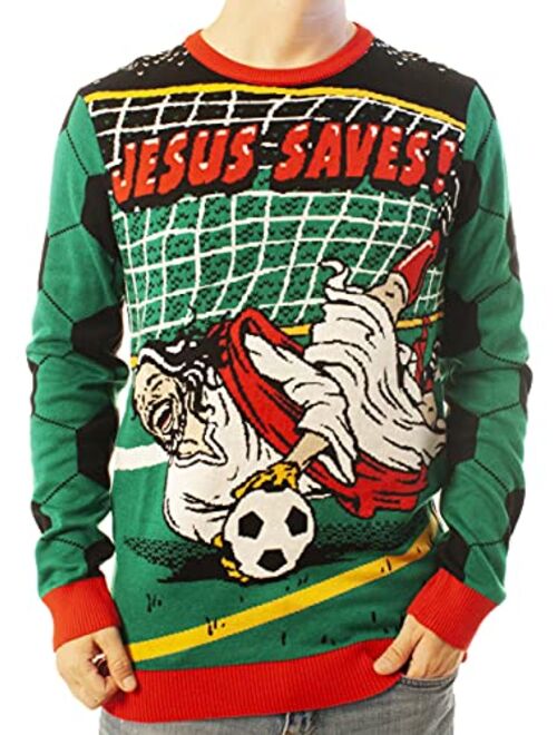 Ugly Christmas Party Unisex Ugly Christmas Sweater - Funny Jesus Sweaters