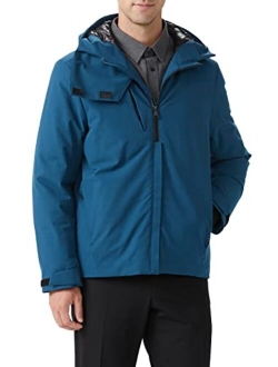 Men's Winter Puffer Down Coat Thicken Warm Jacket with Hood