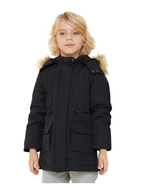 Orolay Children Down Coats Girls Quilted Hooded Coat Boys Warm Jackets