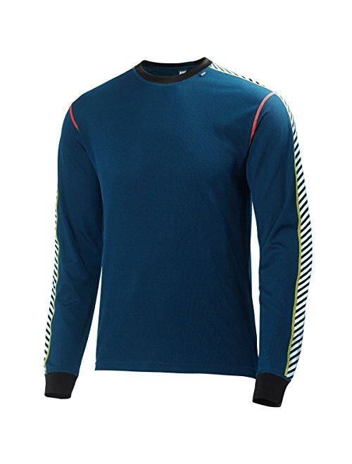 Helly Hansen 48800 Men's Lifa Stripe Crew Baselayer Top