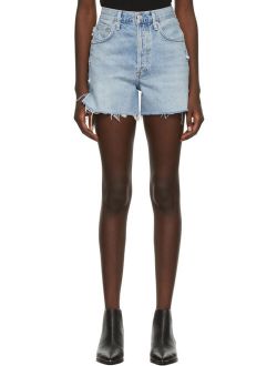 Blue Dee Super High Denim Shorts