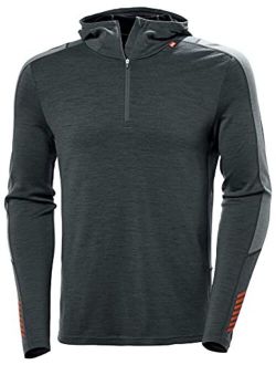 Helly-Hansen Mens LIFA Merino Lightweight Hoodie Baselayer