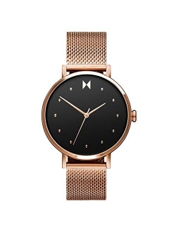 DOT Womens Watch, 36 MM | Stainless Steel Mesh Band, Analog Minimalist Watch