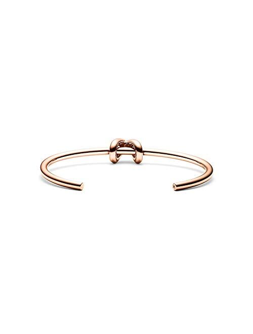 MVMT Women's Knot Cuff Bracelet | Open Closure, Stainless Steel