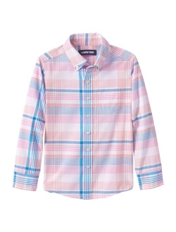 Boys 8-20 Lands' End Long Sleeve Buttondown Poplin Shirt