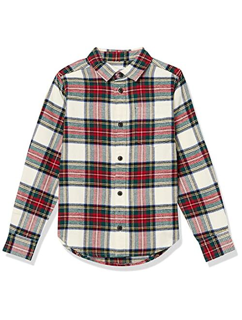 Amazon Essentials Boys' Little Flannel Shirt