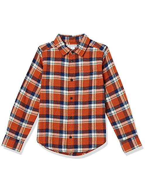 Amazon Essentials Boys' Little Flannel Shirt