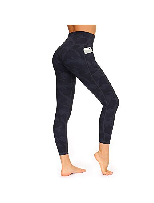 Youthor 2 Pack Workout Leggings for Women, High Waisted Yoga Pants for Women, Leggings with Pockets for Women Tummy Control