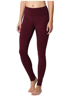 Women's Fleece Lined Winter Leggings Thermal Yoga Pants Inner Pocket