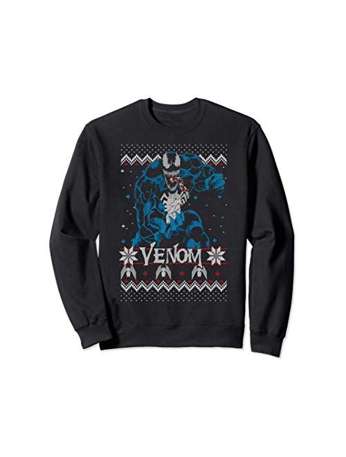 Marvel Christmas Venom Ugly Sweater Sweatshirt