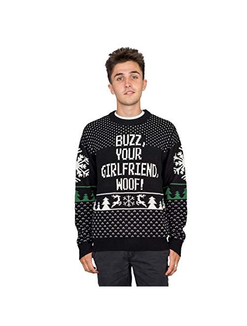 Home Alone Buzz Your Girlfriend Woof Ugly Christmas Sweater