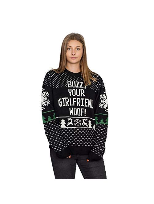 Home Alone Buzz Your Girlfriend Woof Ugly Christmas Sweater