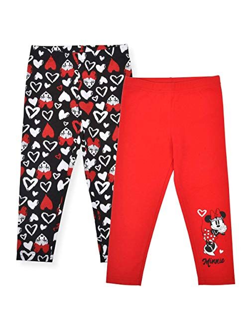 Disney Girl's 2-Pack Minnie Mouse Legging Pants