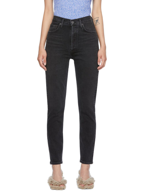 AGOLDE Black Nico Jeans