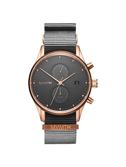 MVMT Men's Analog Minimalist Watch with Dual Time Zones