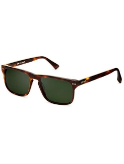 Reveler | Polarized Rectangular Men's Sunglasses | 57 mm