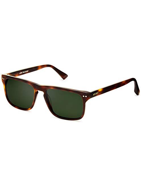 MVMT Reveler | Polarized Rectangular Men's Sunglasses | 57 mm