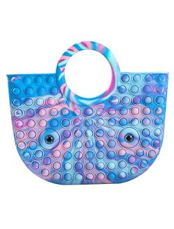 Pop It Purse，Pop It Bag Interesting Decompression , Fashionable and Exquisite Handbags for Ladies.