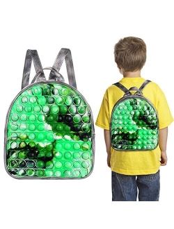 Vanblue Pop Backpack Purse for Girls School Fidget Pop Mini Backpack Purse Shoulder Bag Push Pop Fidget Toy Party Favors Pop Fidget Bag Handbag Gift for Kids Birthday Par