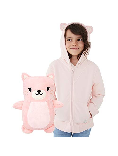 Cubcoats Kids Transforming 2 in 1 Hoodie and Soft Character Plushie