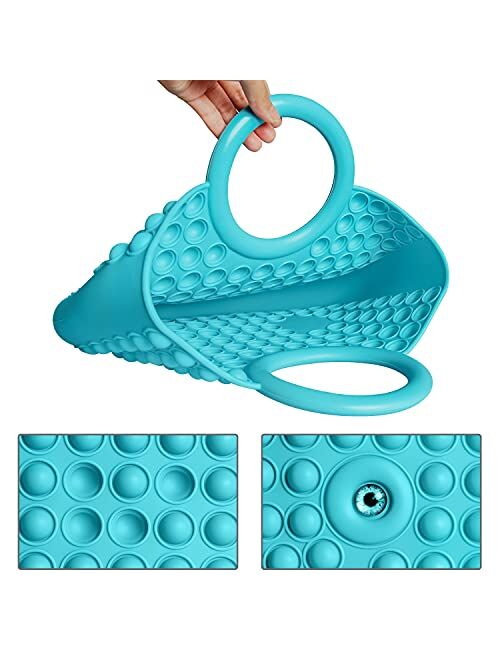 Push Bubble Handbag Fidget Handbag Pop Bag Pop Bubble Fidget Sensory Handbags for Girls and Women