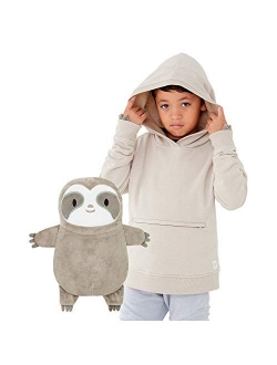 Cubcoats Kids Transforming 2 in 1 Pullover Sweatshirt with Hood and Convertible Soft Character Plushie