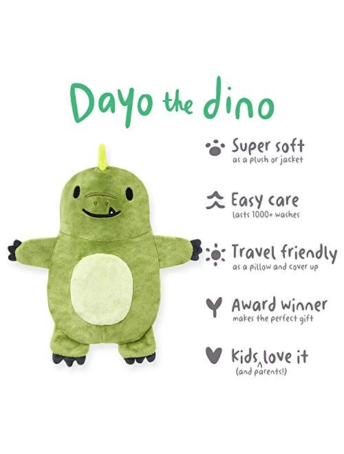 Cubcoats Dayo The Dinosaur Transforming Tee Shirt Mini Plushie