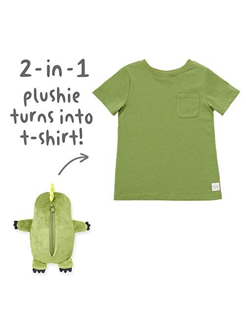 Cubcoats Dayo The Dinosaur Transforming Tee Shirt Mini Plushie