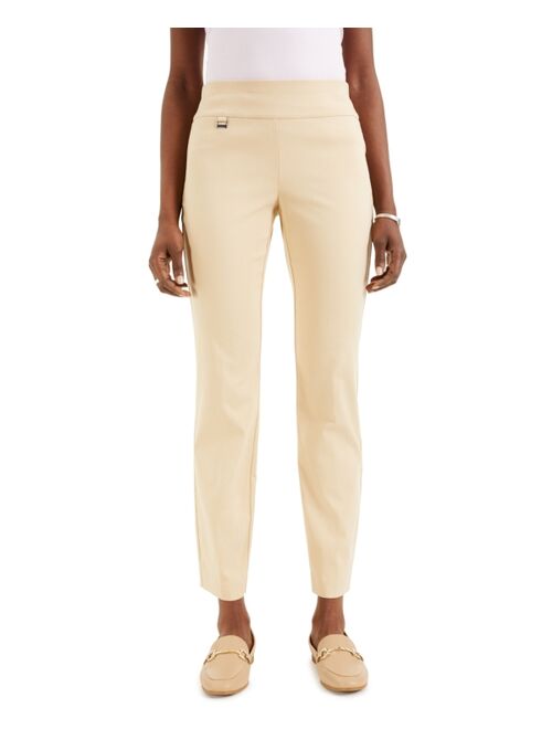 Alfani Tummy-Control Pull-On Skinny Pants, Regular and Short Lengths, Created for Macy's