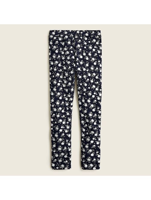 J.Crew Girls' everyday leggings in metallic floral