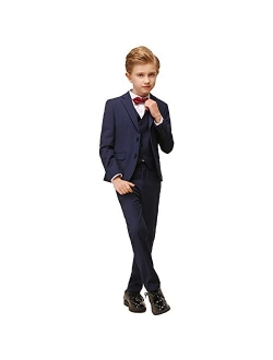 ELPA ELPA Boys Suits Slim Fit Formal Dresswear Suit Set