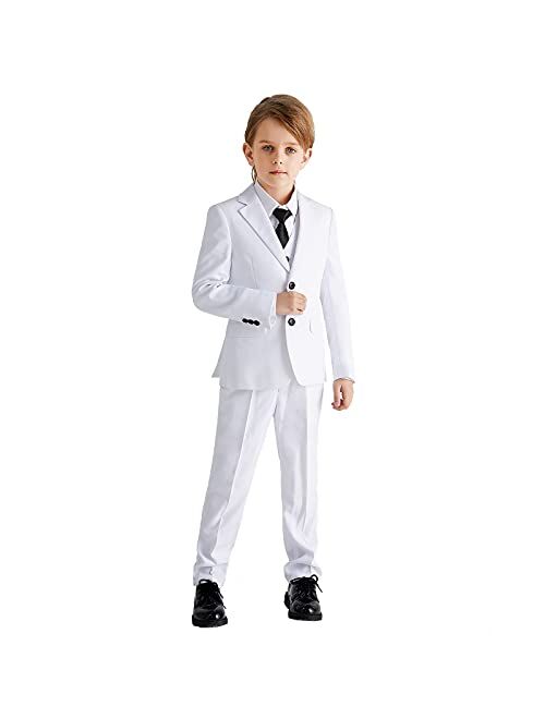 ELPA ELPA Boys Suits Slim Fit Formal Dresswear Suit Set