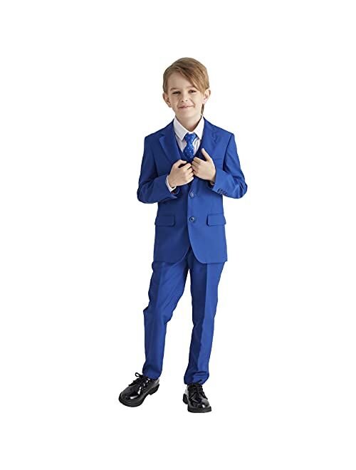 ELPA ELPA Boys Suits Slim Fit Formal Dresswear Suit Set