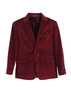 Boys Formal Velvet Blazer