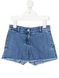 Kids Butterfly Denim Shorts