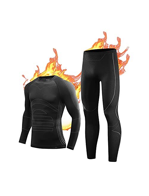 Thermal Underwear for Men Long Johns for Men Long Underwear Mens, Base Layer Men Cold Weather