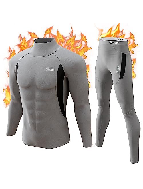 Thermal Underwear Set Winter Hunting Gear Sport Long Johns Base Layer Bottom Top Midweight