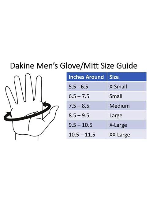 Dakine Mens Element Liner Glove with Wind Pro Fleece