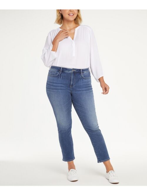 Nydj Plus Size Sheri Slim Ankle Jeans