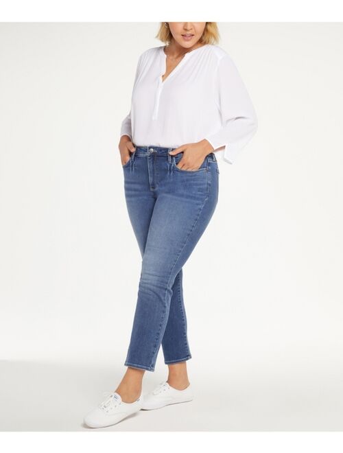 Nydj Plus Size Sheri Slim Ankle Jeans